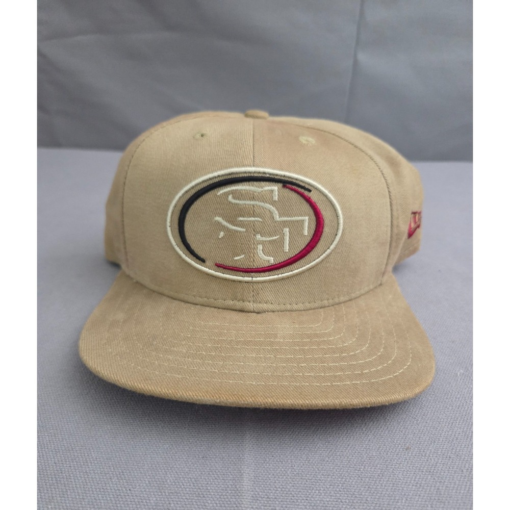 Vintage San Francisco 49ers Hat Mens Strapback Brown Adjustable NFL Cap New Era